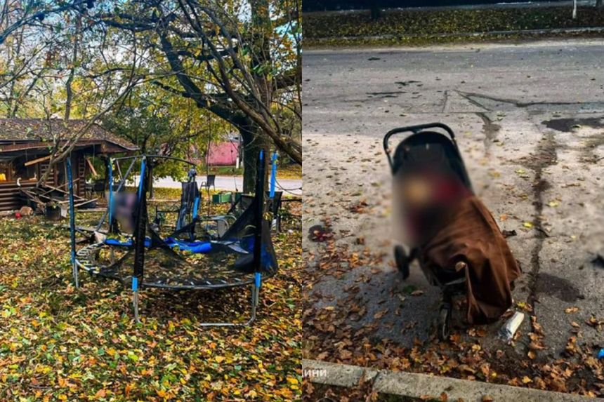 Atak na park w obwodzie charkowskim