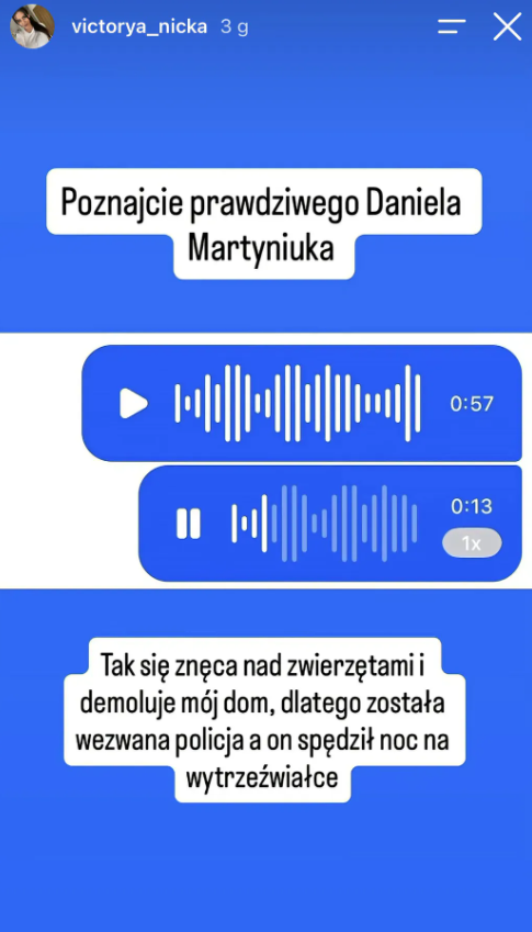 Daniel Martyniuk w konflikcie z tajemniczą Victorią