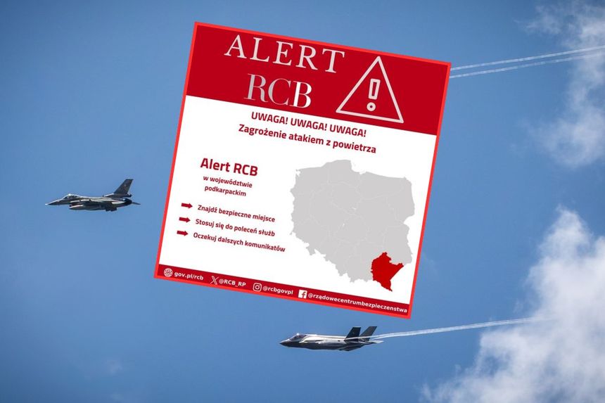 Alert dla Podkarpacia