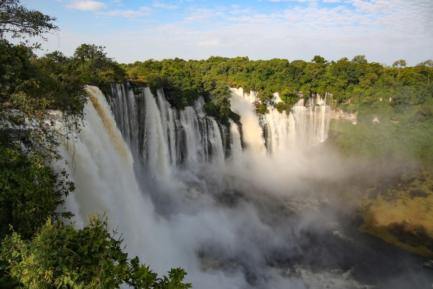 Wodospady Kalandula w Angoli