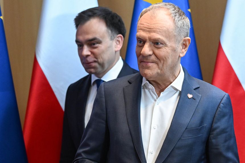 Andrzej Domański i Donald Tusk