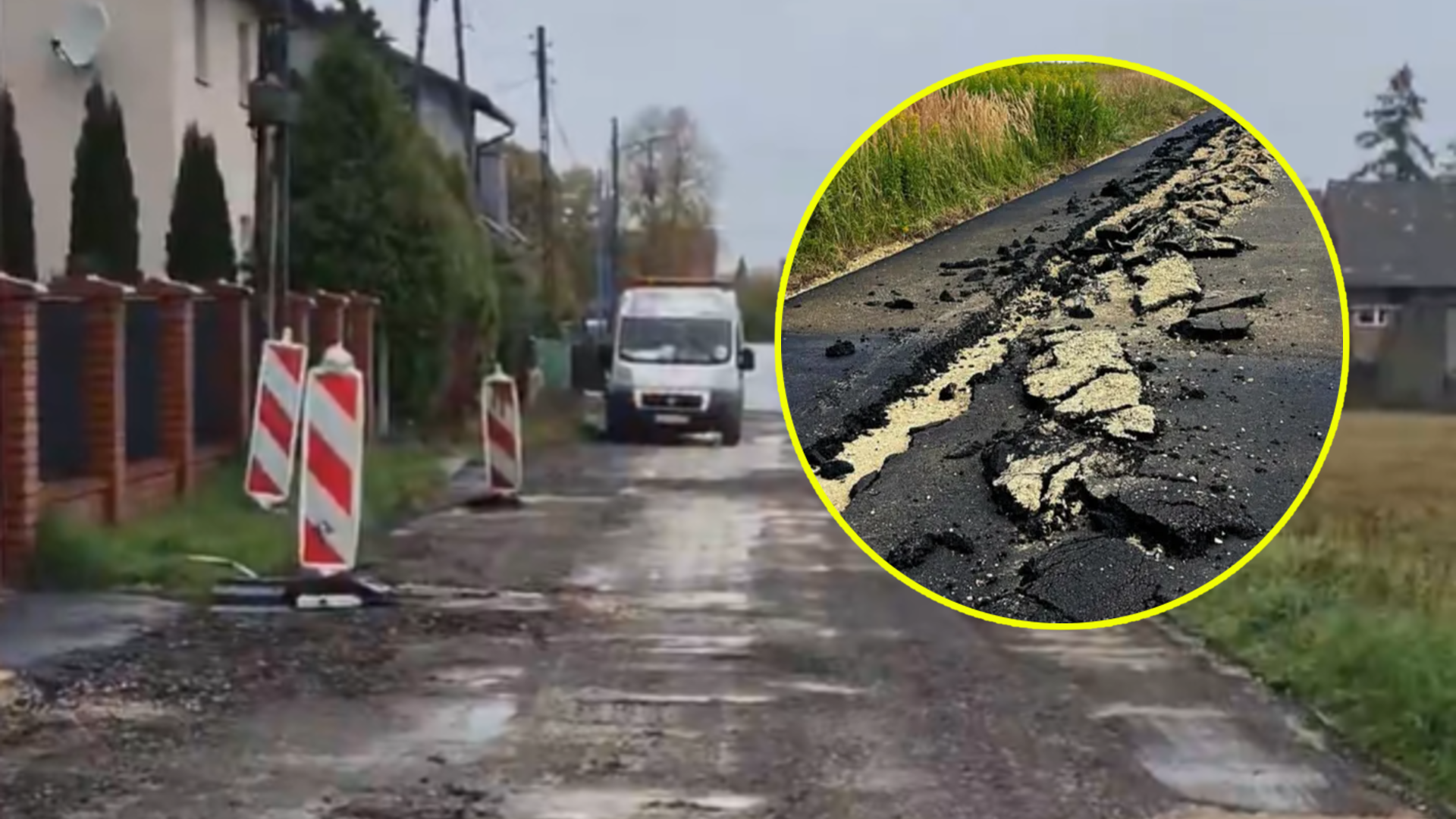 Cała Polska mówiła o tej ulicy. Remont wznowiony, ale rolnik zapowiada walkę