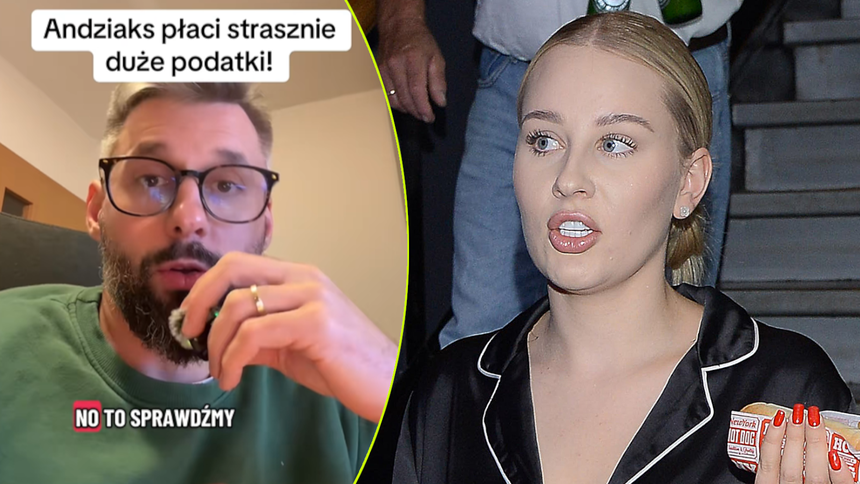 Andziaks narzeka na wysokie podatki. Płaci mniej niż osoba z minimalną krajową