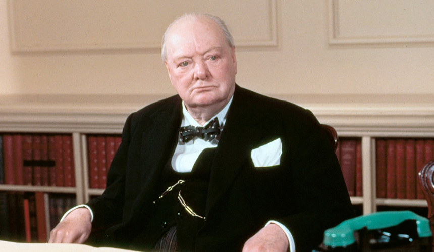 Winston Churchill w muszce