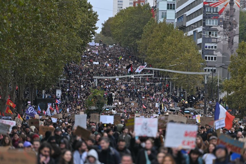 Protesty w Paryżu