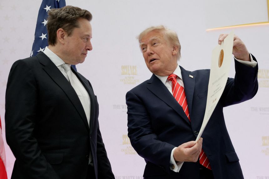 Elon Musk i Donald Trump