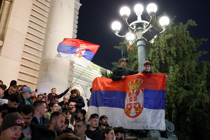 wygrana Listy Studenckiej w Serbii