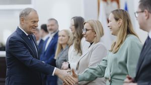 Donald Tusk i Katarzyna Pełczyńska-Nałęcz