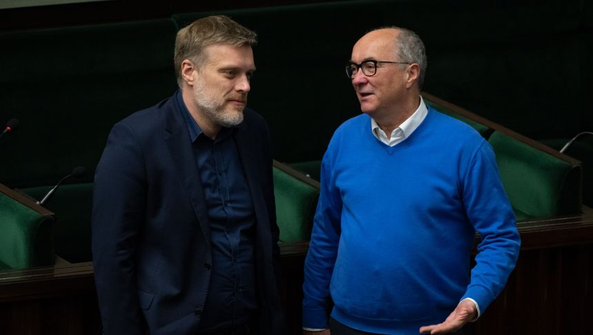 Adrian Zandberg i Włodzimierz Czarzasty