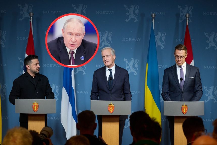 Przywódcy europejscy i Władimir Putin