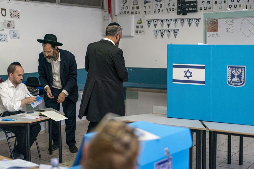Wybory w Izraelu. Głosowanie w  w jednym z najbardziej religijnych miast Izraela - Bnei Brak