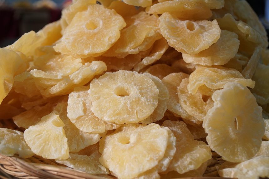 Suszony ananas