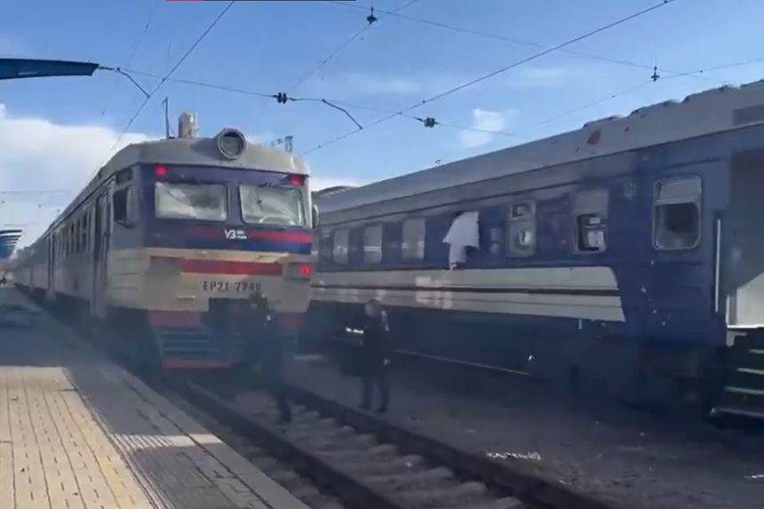 Atak na dworzec w Dnieprze