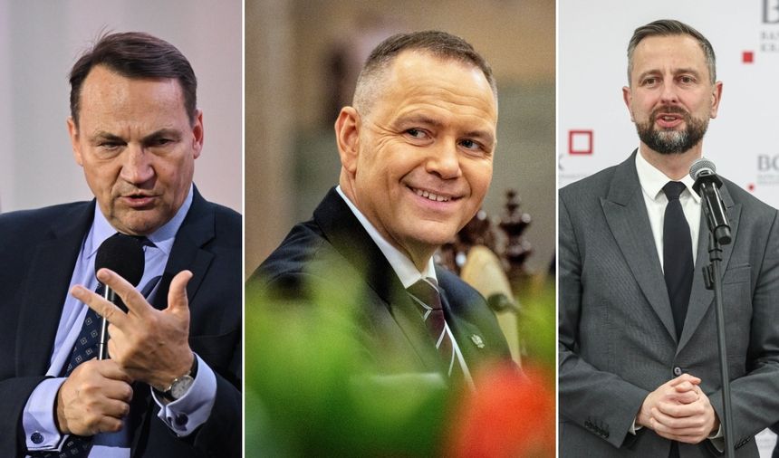 SIkorski, Nawrocki, Kosiniak-Kamysz