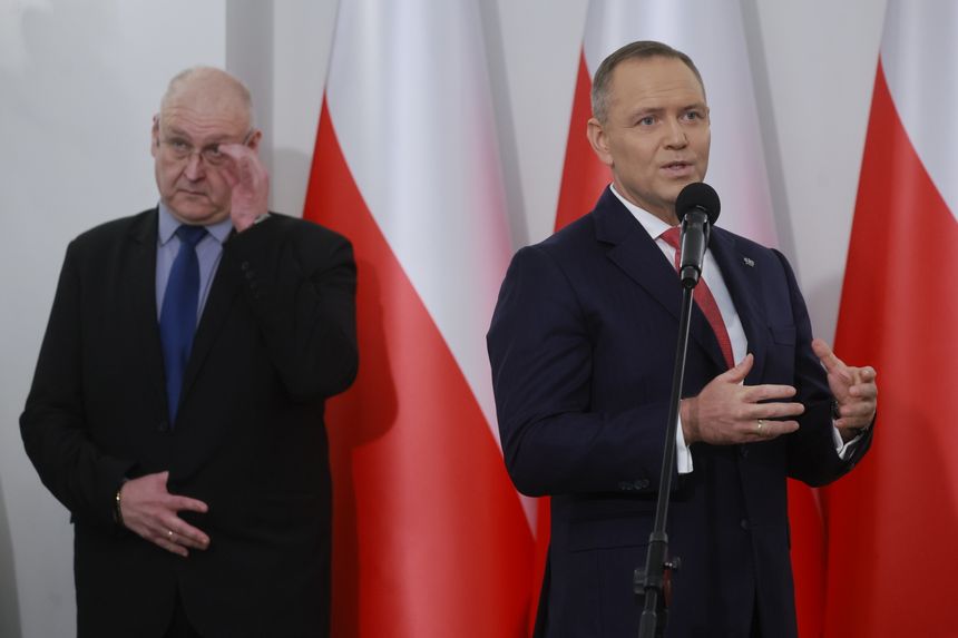 Karol Nawrocki i Bogdan Święczkowski