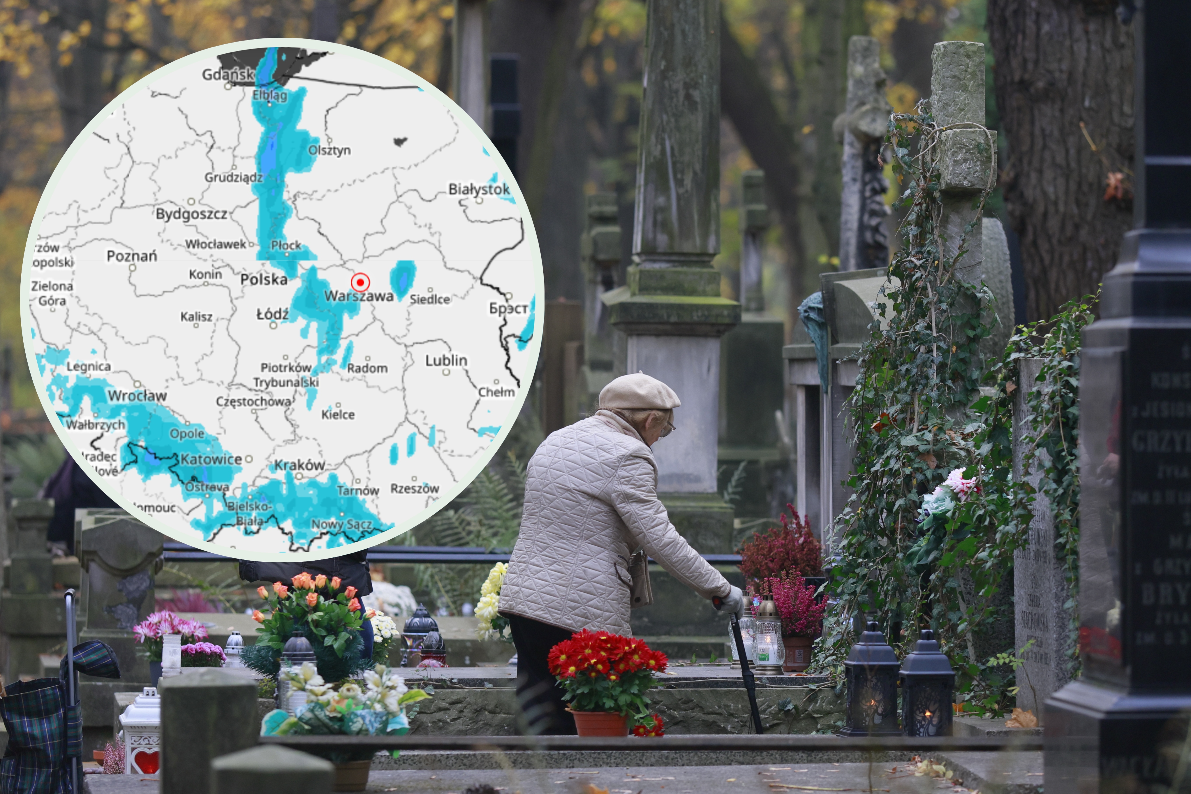 Taka pogoda czeka nas 1 listopada. Wszystkich Świętych pod znakiem jesiennej aury