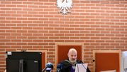 Sędzia podczas ogłoszenia wyroku