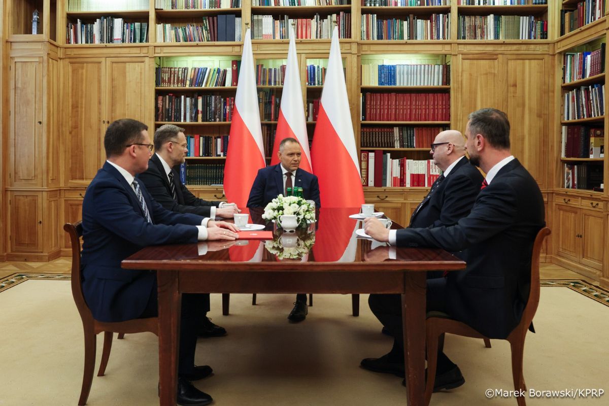 Ruszyły spotkania Nawrockiego z liderami partii. Kosiniak-Kamysz i Hołownia w Pałacu